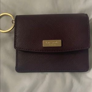 Kate spade burgundy wallet